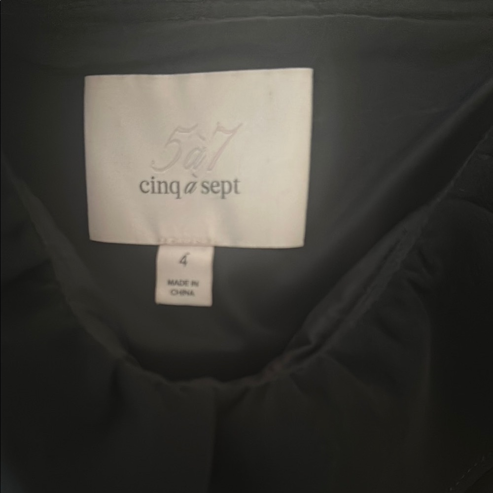Cinq a Sept Black Opalina Dress - Picture 6 of 6